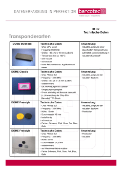 Informationen zu Transponder