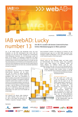 IAB webAD: Lucky - Wirtschaftsblatt