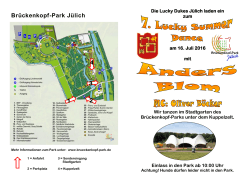 Brückenkopf-Park Jülich 1 2 3 4