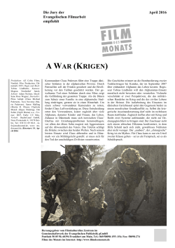 a war (krigen) - Kirke og Film