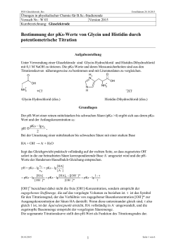Glaselektrode (Glycin, Histidin)