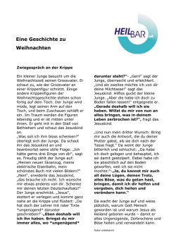 Eine Geschichte zu Weihnachten