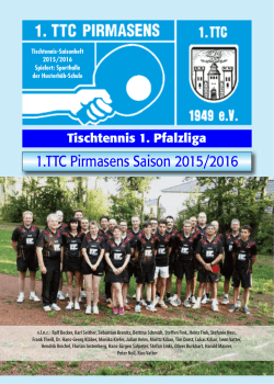 TTC Heft 2015-2016 Teil 1