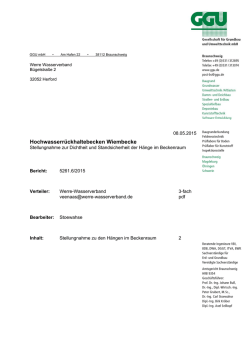 Hochwasserr&uuml;ckhaltebecken Wiembecke