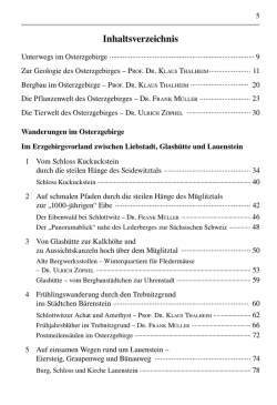 Inhaltsverzeichnis - Berg