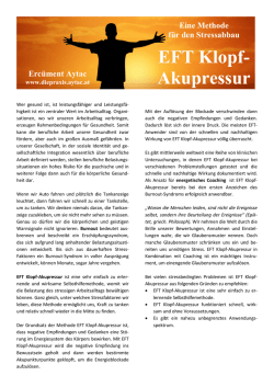 EFT Klopf- Akupressur