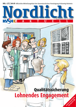 PDF-Datei herunterladen - Kassenärztliche Vereinigung Schleswig