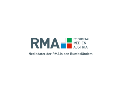 Mediadaten der RMA in den Bundesländern