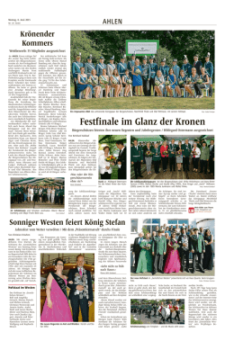 Festfinale im Glanz der Kronen