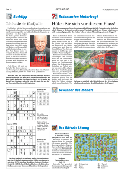 H&uuml;ten Sie sich vor diesem Fluss!