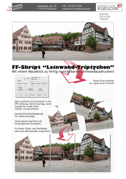 FF-Skript &ldquo;Leinwand