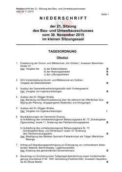 niederschrift - Garmisch-Partenkirchen