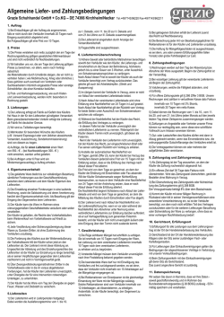 Liefer-und Zahlungsbedingungen