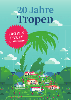 Einen Flyer zur Tropen-Party als PDF k&ouml;nnen Sie hier - Klett