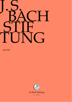 porträt - J. S. Bach