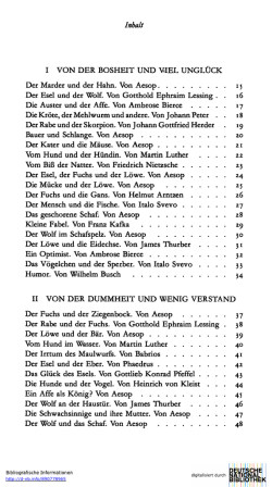 Inhaltsverzeichnis