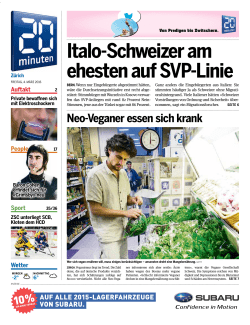 Italo-Schweizer am ehesten auf SVP-Linie