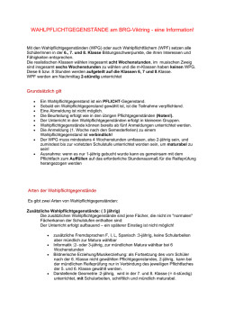 Infoblatt: Wahlpflichtgegenstaende /