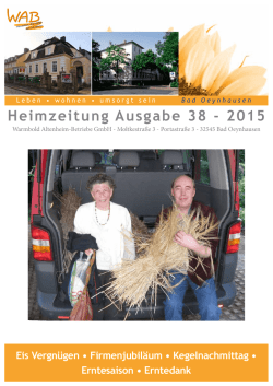 Heimzeitung - Die Warmbold Altenheim