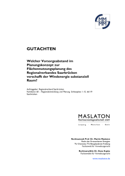 Welcher Vorsorgeabstand im Planungskonzept zur
