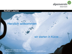 Herzlich willkommen - Österreichischer Alpenverein