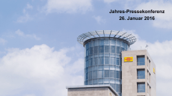 Jahres-Pressekonferenz 26. Januar 2016