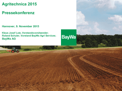 Agritechnica 2015 Pressekonferenz