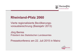 Rheinland-Pfalz 2060 - Statistisches Landesamt Rheinland
