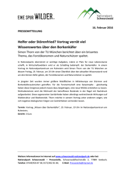 Helfer oder St&ouml;renfried? Vortrag verr&auml;t viel Wissenswertes &uuml;ber den
