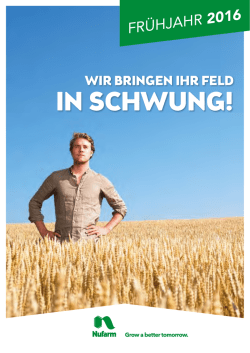 IN SCHWUNG!
