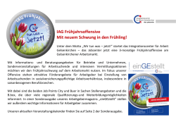 IAG Fr&uuml;hjahrsoffensive Mit neuem Schwung in den Fr&uuml;hling!