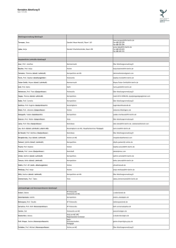 Kontakte Abteilung B WiSe 2015/16 Als PDF herunterladen