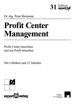Profit Center Management