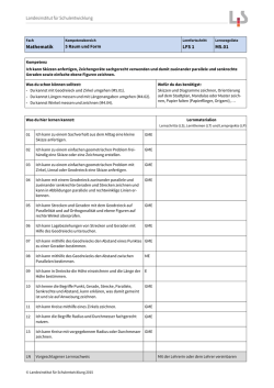 Ich kann Skizzen anfertigen, Zeichenger&auml;te verwenden und damit