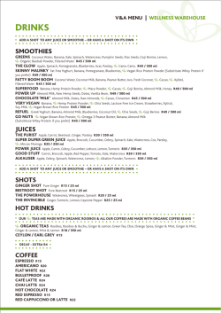 drinks - Wellness Warehouse