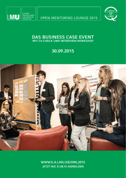 DAS BUSINESS CASE EVENT 30.09.2015
