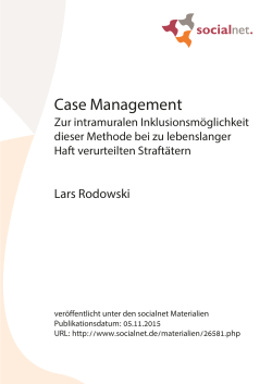 socialnet Materialien: Case Management