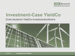 SMC-Research: „Investment