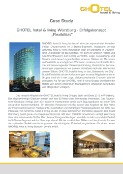 Case Study - GHOTEL hotel & living Würzburg