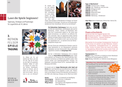 3. RoTHEN FELSER SPiElE TAGuNG