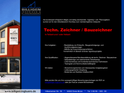 Zum Stellenangebot Bauzeichner