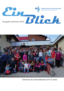 Ausgabe Sommer 2015 - SV