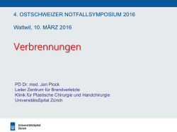 4tes Ostschweizer Notfallsymposium 2016_Plenumsreferat