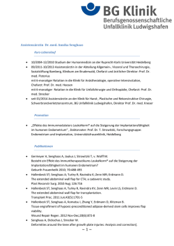 Assistenz&auml;rztin Dr. med. Annika Senghaas Kurz