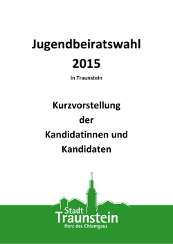 Jugendbeiratswahl 2015