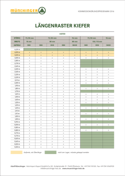 LÄNGENRASTER KIEFER