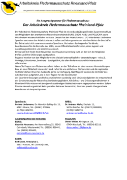 Kreisbetreuer AK Fledermausschutz