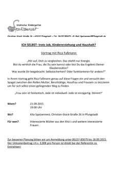 ICH SELBST- trotz Job, Kindererziehung und