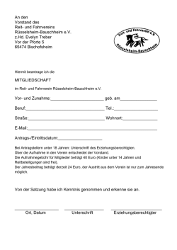 hier! - Reit & Fahrverein Bauschheim eV