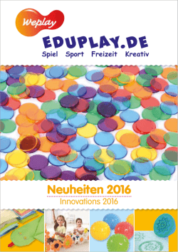 Neuheiten 2016